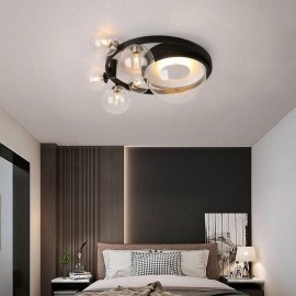 Flush Mount Modern Minimalist Decorative Glass Ceiling Light