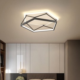 Flush Mount Hollow Three-dimensional Ceiling Light 55cm