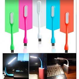 1.2W Portable USB LED Light Flexible USB Powered LED Lamp for USB Hardware(Assorted Color)