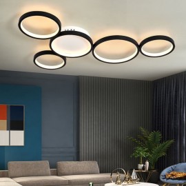 Modern Flush Mount Aluminum Art Ceiling Light