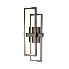 Minimalist Flush Mount Aluminum Art Geometric Square Ceiling Light