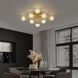 Modern Flush Mount Golden Ceiling Light Decorative Light Fixture