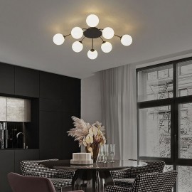 Modern Flush Mount Black Ceiling Light Decorative Light Fixture