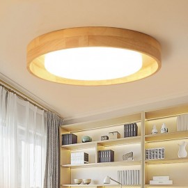 Modern Ceiling Light Wooden Acrylic Round Ceiling Light