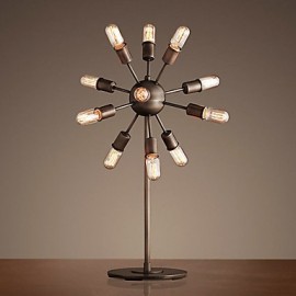 60W E27 Iron Floor Lamp with 12 Lights