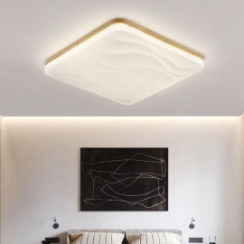 Japanese Acrylic Ceiling Light Square Corrugated Ceiling Lamp