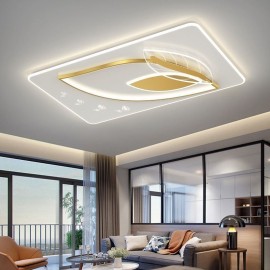 Luxury Ceiling Lamp Creative Leaf Design Ceiling Light