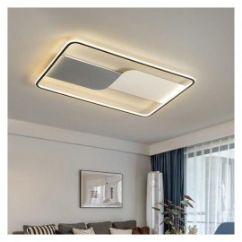 Modern Ceiling Lights Fixture Rectangular Flush Mount Ceiling Lamps 90*60cm