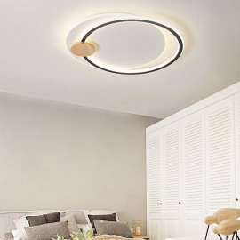 Modern Flush Mount Acrylic 2 Rings Ceiling Light Fixture