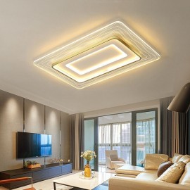 Rectangular Flush Mount Minimalist Acrylic Ultrathin Ceiling Lamp