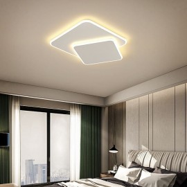 Flush Mount Double Square Ceiling Light