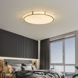 Flush Mount Ceiling Light Round Light Fixtures Tricolor Dimming