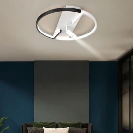 Ceiling Lamp Black & White Acrylic Lighting Spotlight