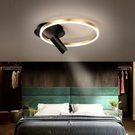 Ceiling Lamp Brushed Gold Halo Ring Lighting Spotlight
