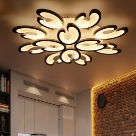 Petal Shaped Flush Mount Ceiling Light