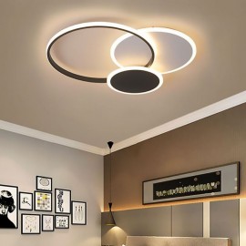 Round Flush Mount Light Fixture Modern Acrylic Ceiling Light