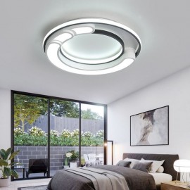 Circular Flush Mount Light Fixture Acrylic Ceiling Light