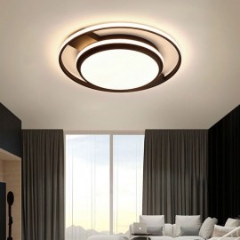 Modern Minimalist Flush Mount Light Fixture Round Ceiling Light