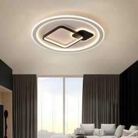 Modern Minimalist Ceiling Lamp Round and Square Flush Mount Light Fixture