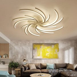 Modern Windmill Flush Mount Ceiling Light Irregular Decoration Lighting