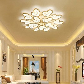 Modern Simple Flush Mount Acrylic Petal Shape Ceiling Light