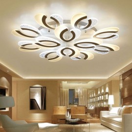 Modern Simple Flush Mount Acrylic Heart-Shape Ceiling Light