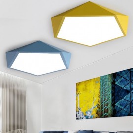 Modern Flush Mount Diamond Design Ceiling Light Ultra Thin Home Lighting Light