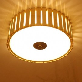 Large Bamboo Flush Mount Chinese Creative Ceiling Light Kid's Room Lighting