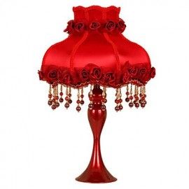 Wedding Room Big Red Desk lamp