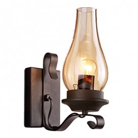 Vintage Wrought Iron Wall Lamp Single Light Sconce Lighting