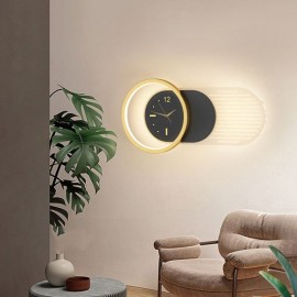 Wall Lamp Modern Minimalist Acrylic Wrought Iron Clock Wall Light