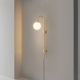 Modern Wall Sconce Brushed Gold Wall Light