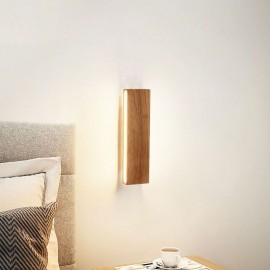 Modern Wall Wood Sconce Entrance Aisle Lights Nordic Bedside Wall Light