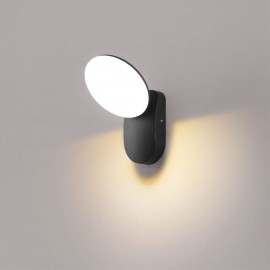 Modern Minimalist Aluminum Lamp Garden Waterproof Crescent Wall Light