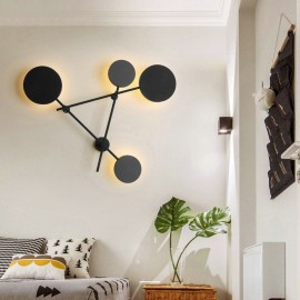 Modern Wall Light Geometric Shape Iron Fixture Sconce