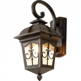 European Retro Outdoor Wall Light Waterproof Arrow Flower Wall Sconce