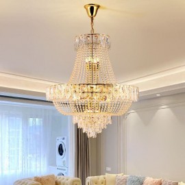 Crystal Pendant Light Luxury Decrative Ceiling Light 80cm