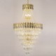Crystal Pendant Light Sophisticated Luxury Decrative Hanging Light 80cm