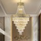 Crystal Pendant Light Sophisticated Luxury Decrative Hanging Light 80cm