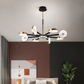 Pendant Light Minimalist Nine Heads Circle Ceiling Light