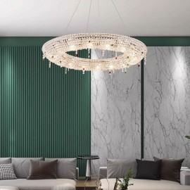 Crystal Pendant Light Modern Light Luxury Ceiling Light 60/80CM