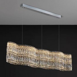 Long Crystal Pendant Light Luxury Decoration Ceiling Light