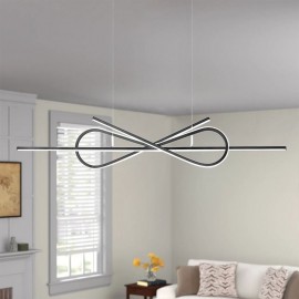 Simple Pendant Light Aluminum Art Bowknot Ceiling Light