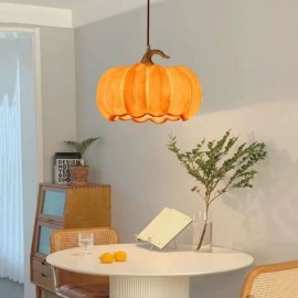Creative Pumpkin Pendant Light Japanese Retro Ceiling Light Ceiling Lamp