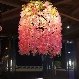 Modern Plant Light Decorative Industial Style Chandelier Shop Music