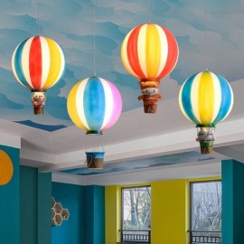Colorful Hot Air Balloon Pendant Lights Acrylic Decoration Light