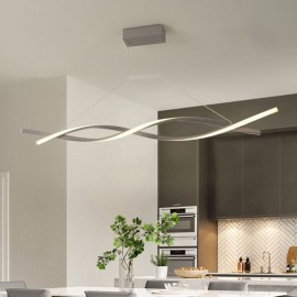 Modern Pendant Light Twist Design Hanging Lamp Dining