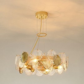 Modern Shell Glass Chandeliers Lights Dining