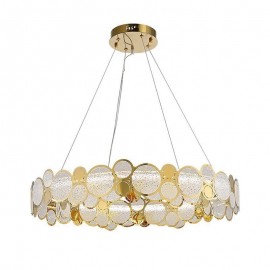 European Glass Chandelier Creative Light Luxury Pendant Light