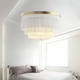 Nordic Decorative Pendant Light Warm Romantic Tassel Chandeliers Creative Hanging Lamp